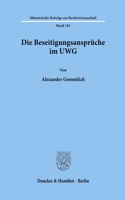 Die Beseitigungsanspruche Im Uwg