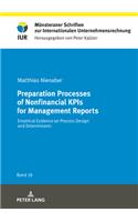 Preparation Processes of Nonfinancial KPIs for Management Reports