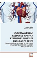 Cardiovascular Response to Back Extensors Muscles Endurance Tests