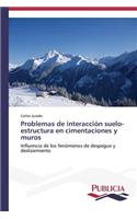 Problemas de interacción suelo-estructura en cimentaciones y muros