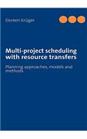 Multi-project scheduling with resource transfers