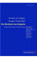 Die Rueckkehr Des Subjekts