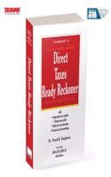 Taxmann's Direct Taxes Ready Reckoner (DTRR) | AYs 2024-25 & 2025-26 â€“ Illustrative Ready Referencer on Income-tax with Focused Analysis | Break-even Tables for Alternative Tax Regime | 48th Edition