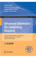 Advanced Informatics for Computing Research