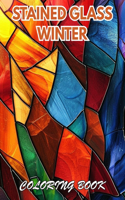 Stained Glass Winter Coloring Book