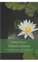 Vision Board 12 Month Planner, 12 Month 2020 Calendar, 5 Year 2020-2024 Calendar for Mapping Out What You're Really Meant to Do Create Simple Abundance Through Radical Transformation & Get Out of Your Own Way U