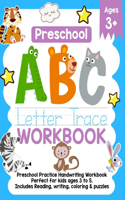 Preschool ABC Letter Trace Workbook