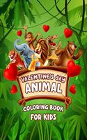 Valentine's Day Animal Coloring Book For Kids