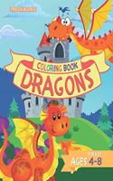 Dragons Coloring Book for Kids