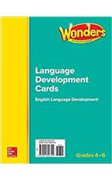 Wonders for English Learners G4-6 Language Development Cards: (Reading Wonders Ell and Eld)