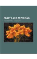 Essays and Criticisms