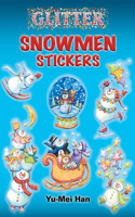 Glitter Snowmen Stickers