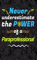 Never Underestimate the Power of a Paraprofessional