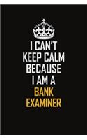 I Can't Keep Calm Because I Am A Bank Examiner