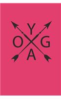 Yoga: Notebook Yoga Meditation Namaste Notizbuch Journal 6x9 Lined