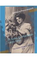 25 Solos for Mandolin 1900-1942: The Italian Style of Golden Era