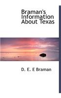 Braman's Information about Texas