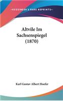 Altvile Im Sachsenspiegel (1870)
