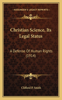 Christian Science, Its Legal Status