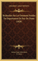 Recherches Sur Les Ossemens Fossiles Du Departement Du Puy-De-Dome (1828)