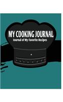 My Cooking Journal: Journal of My Favorite Recipes