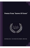 Poems From "leaves Of Grass"