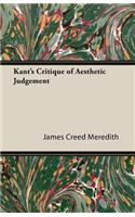 Kant's Critique of Aesthetic Judgement