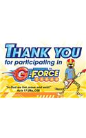 G-Force Thank You Postcards 25pk