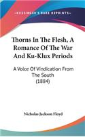Thorns In The Flesh, A Romance Of The War And Ku-Klux Periods