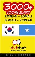 3000+ Korean - Somali Somali - Korean Vocabulary