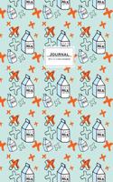 Journal (Diary, Notebook): 8.5 X 11, Lined. Kawaii, Cute Food Art. Soft Cover