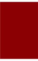 Journal Dark Red Color Simple Plain Red