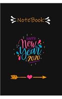 NoteBook Happy New Year 2020: NoteBook / Journal Gift, Celebration, Writing Notebook, Daily Diary Notepad perfect design for young, men, kids, women size 6x9,120 Pages