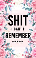Shit I can't remember