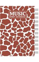 Music Sheet Notebook