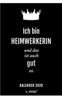 Kalender 2020 für Heimwerker / Heimwerkerin