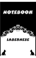 Labernese Notebook: Black and White notebook, Decorative Journal for Labernese Lover: Notebook /Journal Gift, Black and White,100 pages, 6x9, Soft cover, Mate Finish