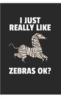 Zebra Notizbuch