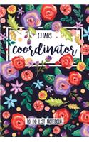 Chaos Coordinator To Do List Notebook