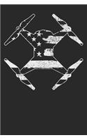 Notebook: Drone Dot Grid 6x9 120 Pages