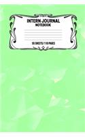 Intern Journal Notebook 55 Sheets/110 Pages