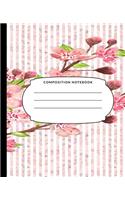Composition Notebook: Blue Rose, College Ruled Notebook, Lined Journal, 120 Pages, 7.5 X 9.25, Matte Finish Cover, School Subject Book Notes, Student Gift Kids Teenager A