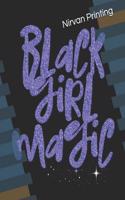 Black Magic Girl: Glowing Blue 2019 Calendar 365 Days Daily, Weekly and Monthly Planner, Academic Planner, Personal Organizer for Men, Women, Teachers and Student 7.5 X 9.25