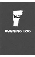 Running Log: Blank Lined Journal for anyone that loves Vermont, running, marathons!