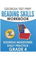 Georgia Test Prep Reading Skills Workbook Georgia Milestones Daily Practice Grade 4