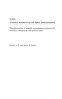 The Observation of Possible Reconnection Events in the Boundary Changes of Solar Coronal Holes
