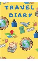Travel Diary Kids Journal to Record Traveling Experiences