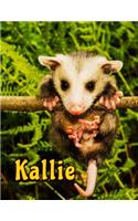 Kallie: Personalized Book with Name, Notebook, Journal, Diary, 105 Lined Pages, 8 1/2" x 11"