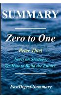 Summary Zero to One: By Peter Thiel - Notes on Startups, or How to Build the Future