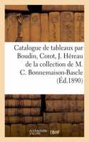 Catalogue de tableaux modernes par Boudin, Corot, J. Héreau